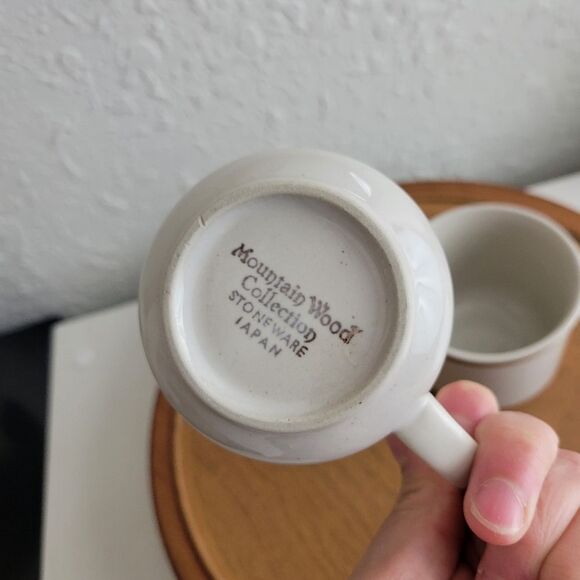 VINTAGE ✨️ Mountain Wood Collection Mugs (2) - Picture 3 of 3